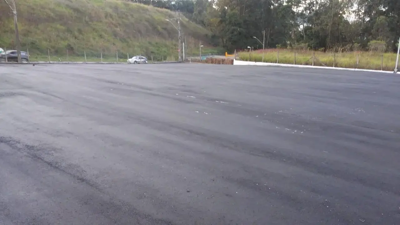 Obra de Pavimentação Asfáltica