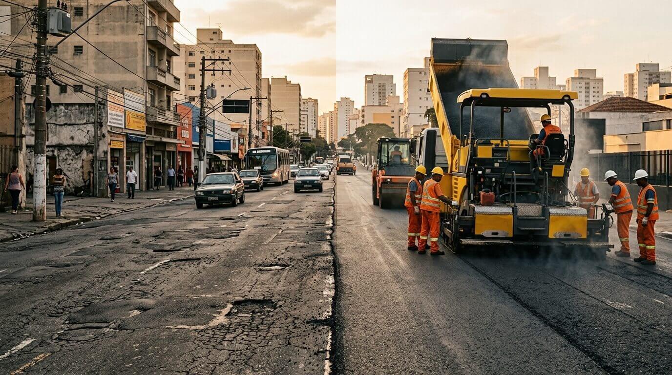 O que é recapeamento asfáltico